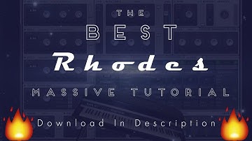 The Best Massive Rhodes Tutorial Ever (With Download)