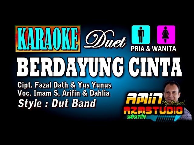 BERDAYUNG CINTA || KARAOKE || Duet || Imam S Arifin class=