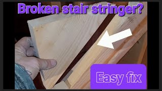 Broken stair stringer? Do this! #construction #satisfying #stairs by Awesome Builds  983 views 5 months ago 1 minute, 43 seconds