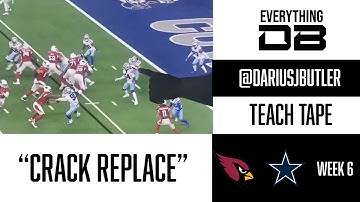 "Crack Replace" Breakdown by Darius Butler (Cardinals/Cowboys Week 5)