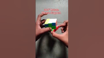 360° Rotate ।। In Rubik Cube #shorts
