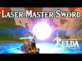 Lancer des lasers de gardien avec lpe de lgende  laser master sword breath of the wild 