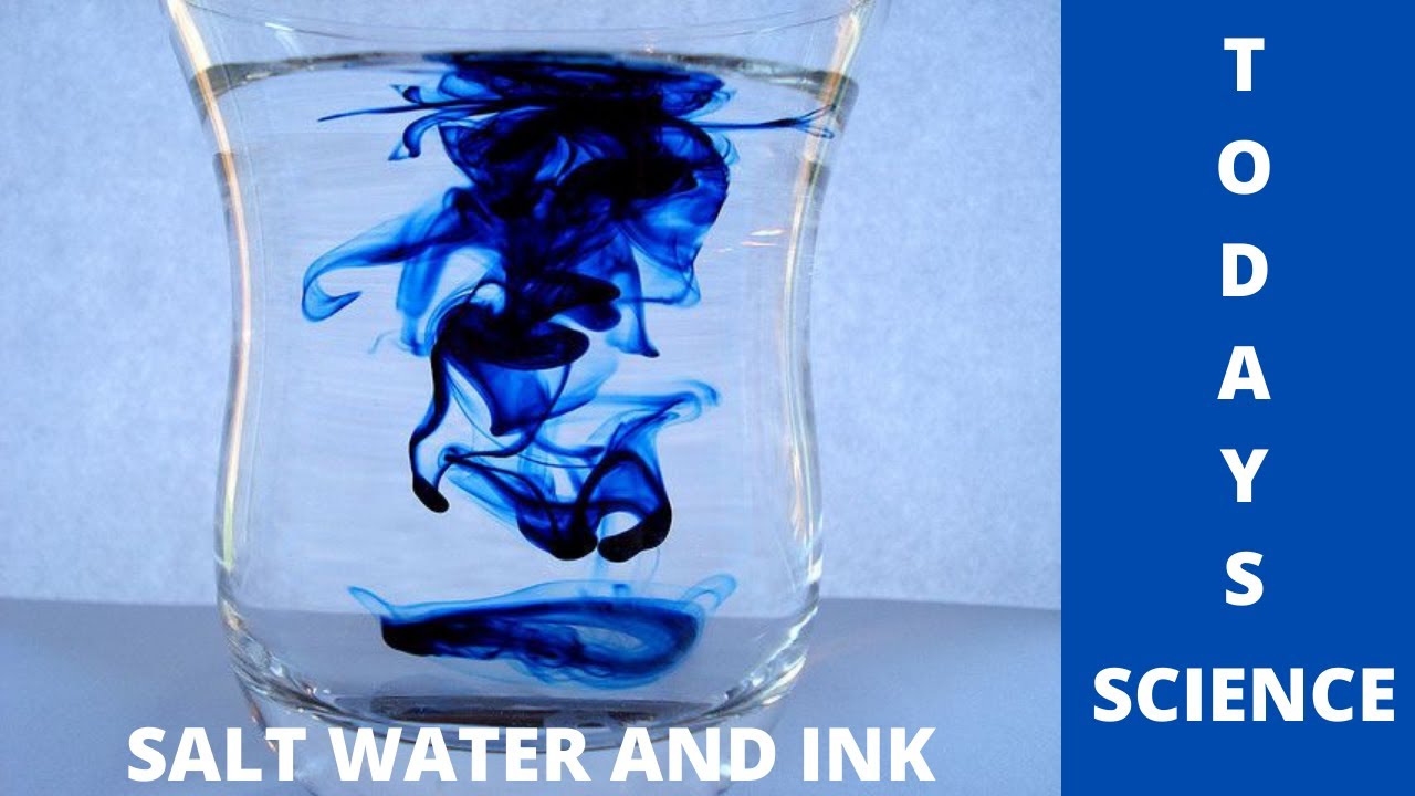 Experiment with salt water and ink | First Video | Shine Everyday - YouTube