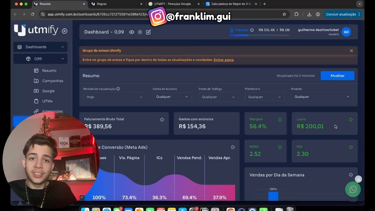 Como ESCALAR LOWTICKET de forma AUTOMÁTICA (minhas regras na utmify)