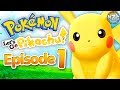 Pokemon Let's Go Pikachu & Eevee Gameplay Walkthrough - Episode 1 - Catching Pikachu! Pallet Town!