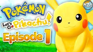 Pokemon Let's Go Pikachu \& Eevee Gameplay Walkthrough - Episode 1 - Catching Pikachu! Pallet Town!