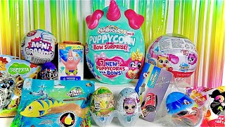 Сюрприз MIX! ZURU RainBoCoRNS PUPPYCORN, MINI BRANDS, PETS ALIVE HAMSTER MANIA, LOL SURPISE,ГубкаБОБ