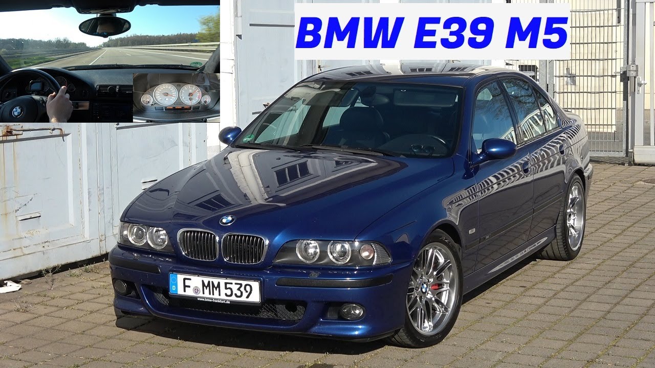 BMW E39 M5 - Autobahn High-Speed Driving & Service - YouTube