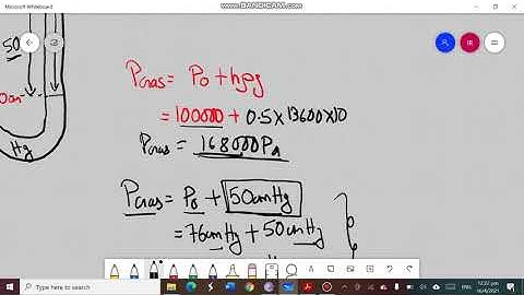Using cmHg as unit of Pressure  part2 O level Physics