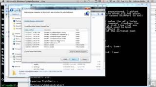 0707 System Recovery Checkpoints Windows