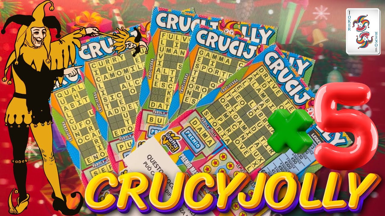 Gratta e Vinci: CRUCIJOLLY ❌5 🃏🃏🃏🃏🃏#grattaevinci #crucijolly