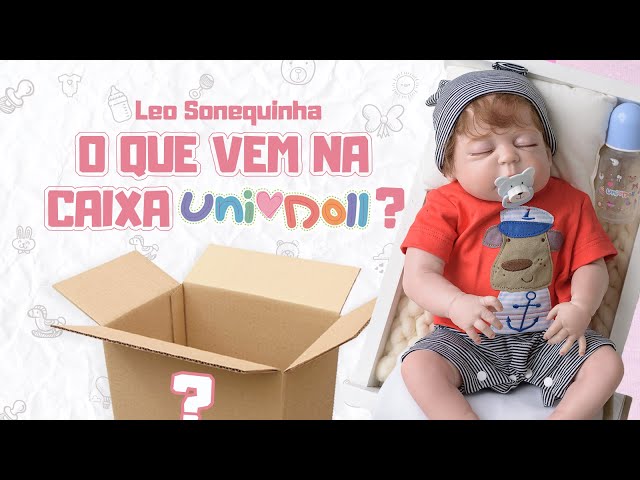 Boneco Bebê Reborn - Leo Sonequinha - Vermelho - Unidoll