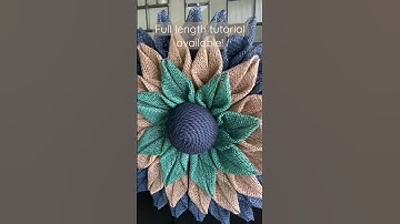 DIY everyday wreath - full length wreath tutorial on my channel! #diywreath #wreathtutorial