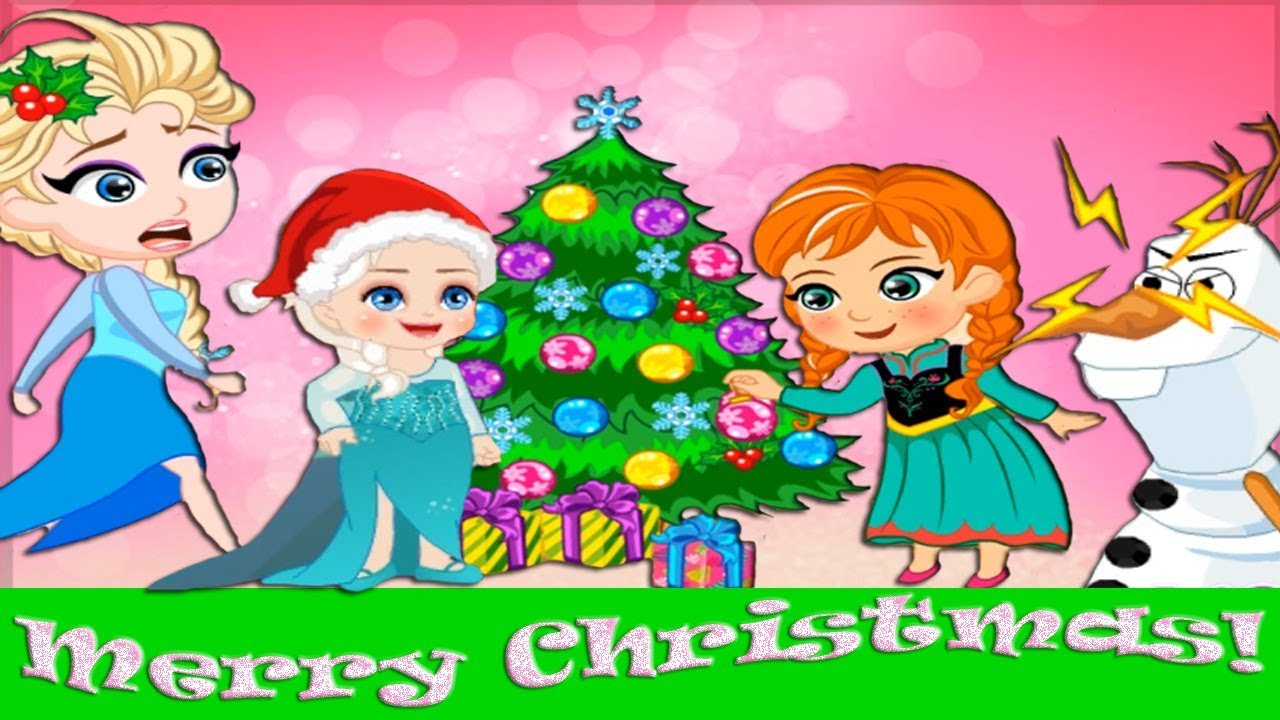 Frozen Sisters Elsa And Anna Christmas Slacking Frozen Sisters