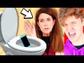 Karen FLUSHES iPHONE On A Plane And She BANS PHONES In School!? (FUNNIEST LANKYBOX REACTION EVER!)