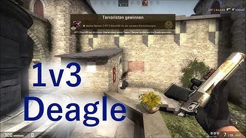 1v3 Deagle Clutch Cobblestone - CS:GO