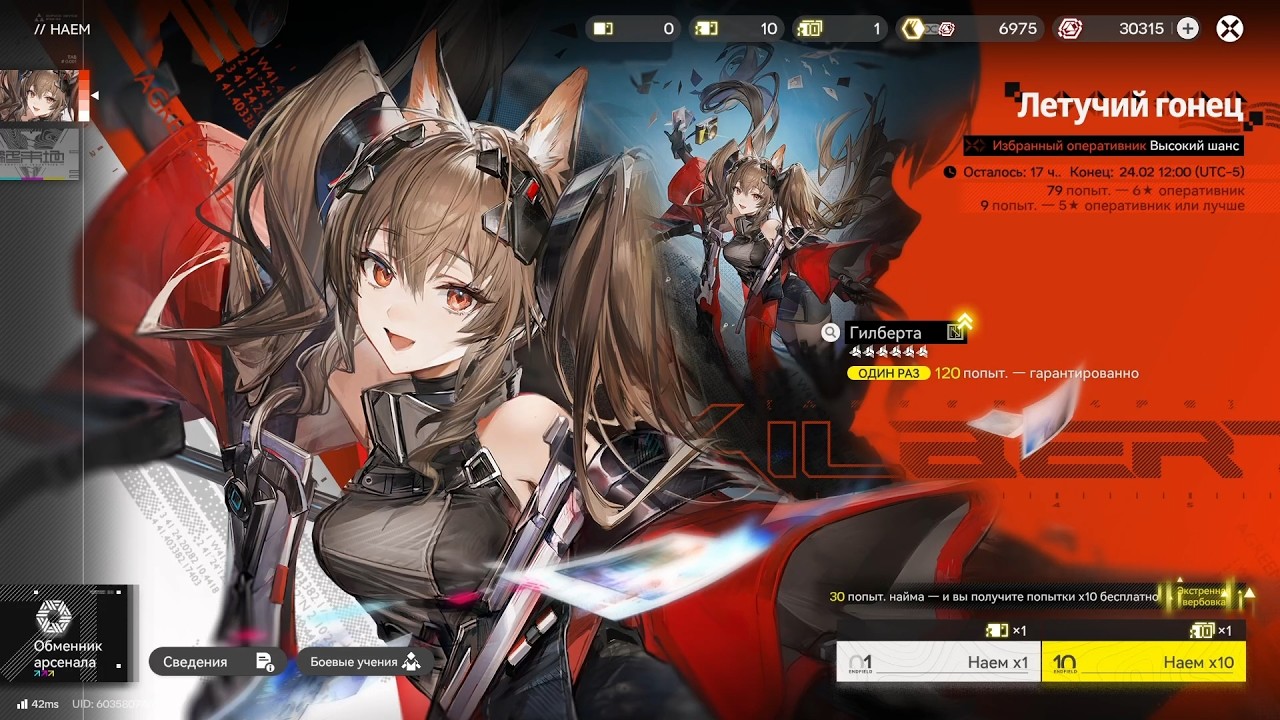 БАННЕР ГИЛБЕРТЫ ( Arknights: Endfield )