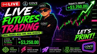Live Futures Trading Stream, GIVEAWAY, $182,611 Last Year, NQ Trading, Prop Firms, ICT Trading