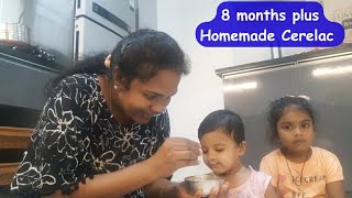 8 months plus baby Homemade Cerelac || Homemade Cerelac for babies || How to prepare Cerelac at home