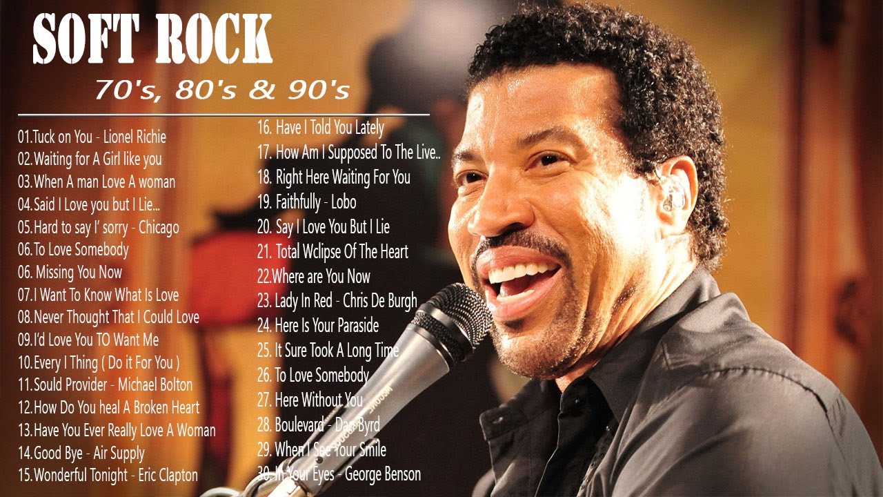 Lionel Richie ,Phil Collins, Air Supply, Bee Gees, Chicago, Rod Stewart - Best Soft Rock 70s,80s,90s