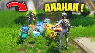 Je lui vole TOUT SON LOOT sur Fortnite, il finit par péter un câble... (RAGE)