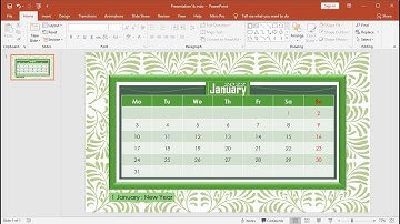 PowerPoint Training |How to Make a Custom Calendar 2022 in PowerPoint