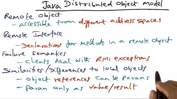 Java Distributed Object Model - Georgia Tech - Advanced Operating Systems