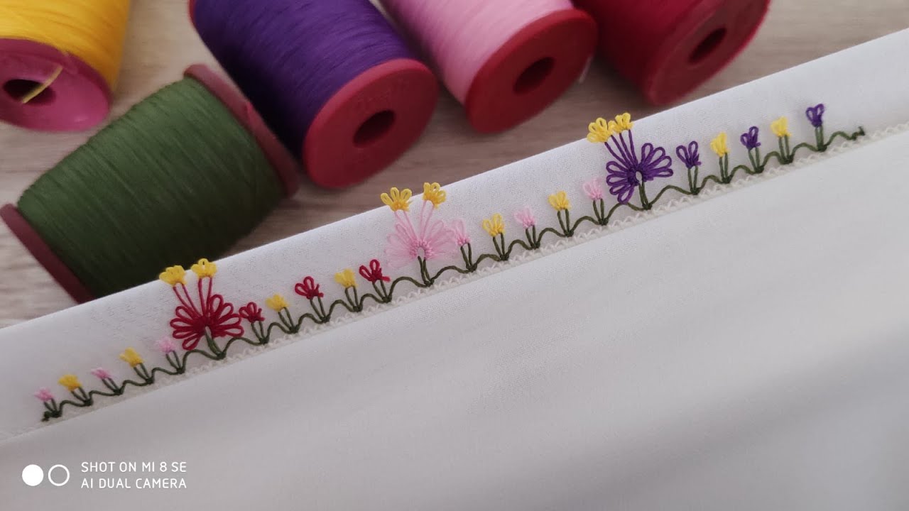 56.ÇITI PITI GÖSTERİŞLİ BİR OYA /BEBEK MENDİLİ/İĞNE OYASI (NEEDLE LACE FOR BEGİNNERS) #igneoyasi#oya