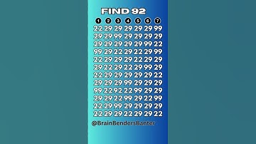 IQ Numbers Challenge! Go! #shorts
