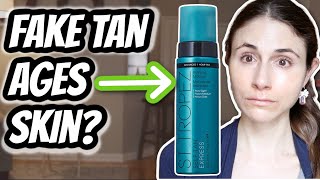 How To: FAKE TAN FACE!! QUICK & EASY - No streaks, simple, one product!