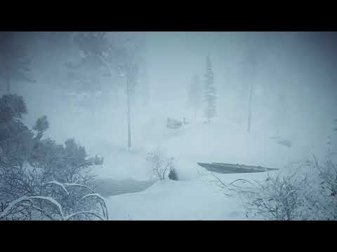 7 Hours Blizzard In The Forest | Heavy Snowstorm & Howling Wind Sounds