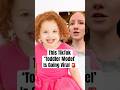 This TikTok ‘Toddler Model’ Is Going Viral #shorts #toddlermodel #4yearold