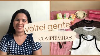 Estou de volta 😄 Fiz comprinhas pra mim vem ver #comprinhas #comprinhaspramim #donadecasa