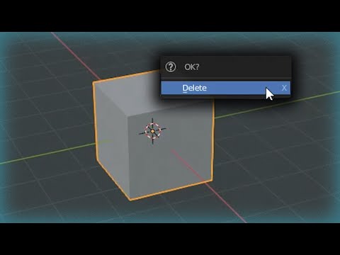 delete the cube