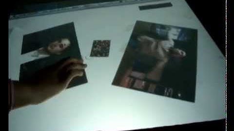 Multi touch table (Rear Diffused Illumination)