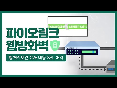 파이오링크 웹방화벽- 웹/API 보안, CVE 대응, SSL 처리