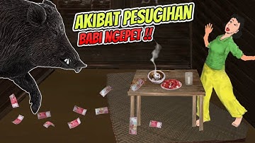 Akibat Pesugihan Babi Ngepet ‼️ Animasi Kartun Horor Kisah Nyata