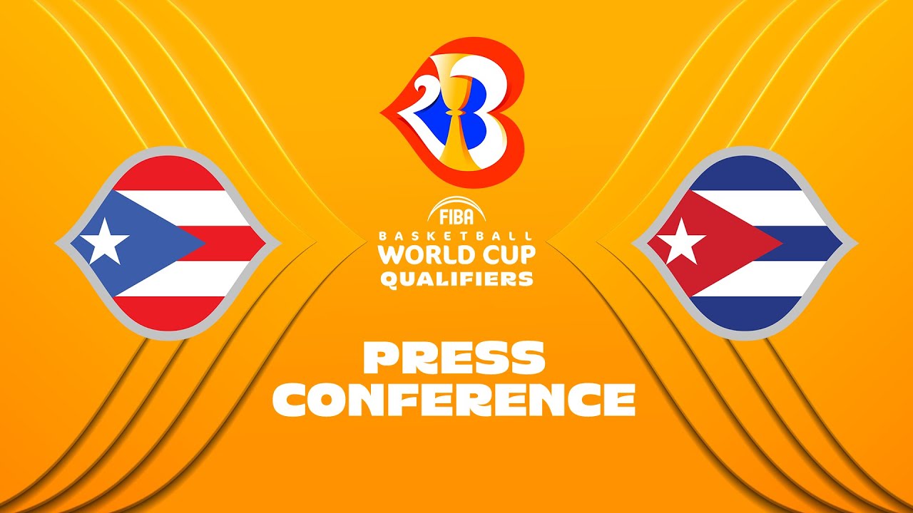 puerto rico v cuba press conference fiba basketball world cup 2023 americas qualifiers youtube