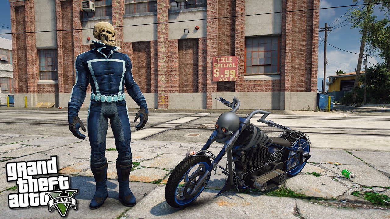 Ghost Rider mod GTA 5 - YouTube