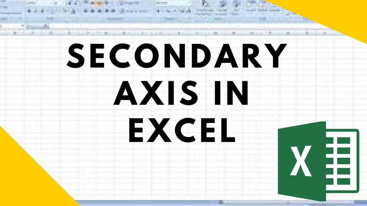 How To Add Secondary Axis Excel 2016; Two Axis Chart Excel 2016 - YouTube