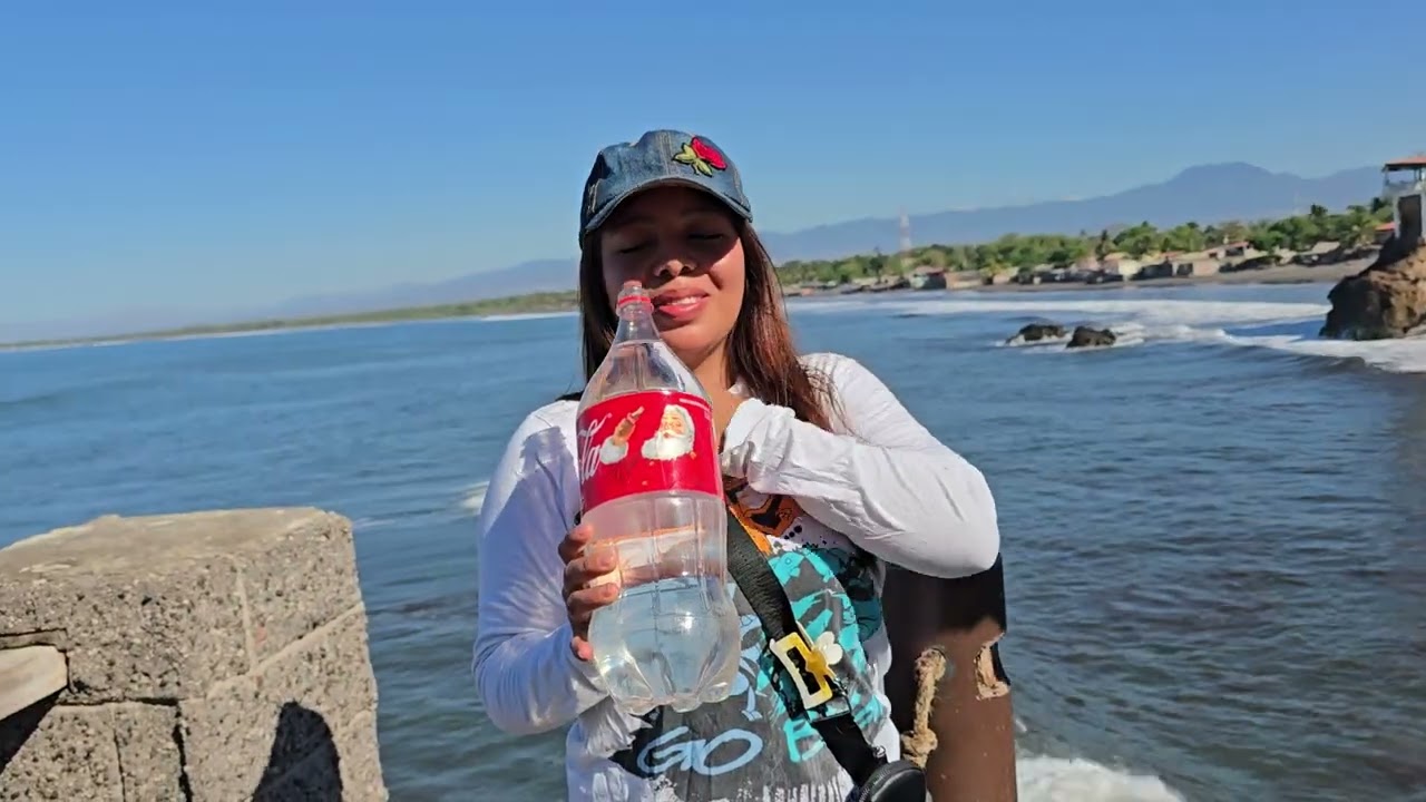 Nos fuimos apescar  al puerto de acajutla 😱