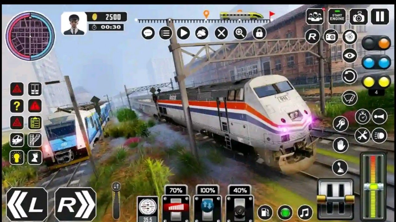 City train simulator Game/ train driver game simulator Android game