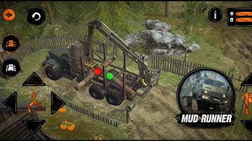 Mud Runner Mobile Gameplay(Mission 6 Crane Operator)Andriod/ios