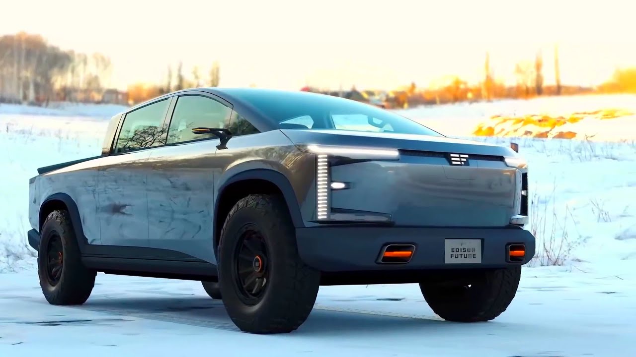 Edison Future EF1T Electric Solar Pickup Truck YouTube