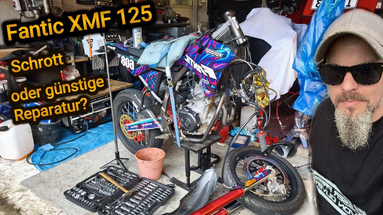 Fantic XMF 125 Schrott oder günstige Reparatur | Lenkkopflager machbar?