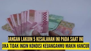 5 Kesalahan Keuangan yang Harus Dihindari Saat Resesi Ekonomi 2025!