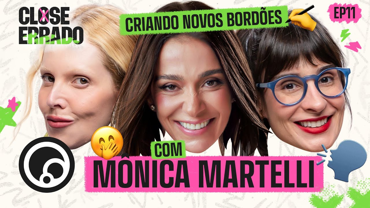 PEIXINHOS DE PELÚCIA e CRIAÇÃO DE BORDÕES com MÔNICA MARTELLI | Close Errado T2EP11