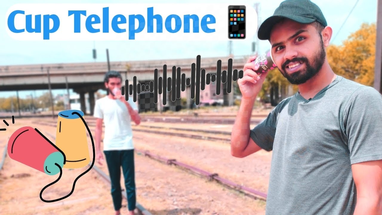 Voice Transfer Through Cup Telephone Science 🧪 Experiment It's Works ...