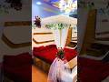 Luxury First Night Room Decoration 2026 | Red & White Bridal Bed Setup with Flowers & Fairy Lights