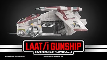 NEW STAR WARS HASLAB REVEALED! The Vintage Collection H: LAATi Gunship